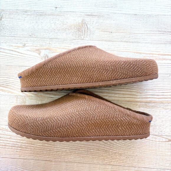 Rothy's The Casual Clog in Teak Herringbone Size 8 - Picture 5 of 6